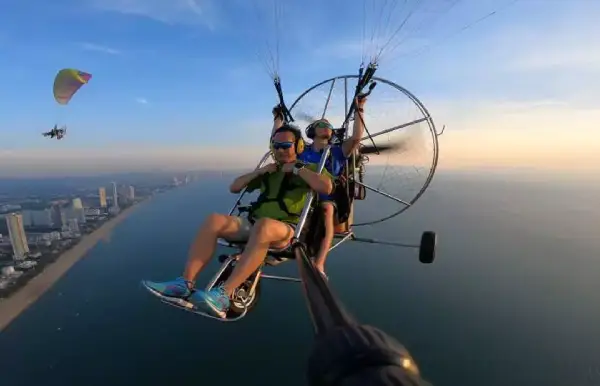 Paramotor Flying