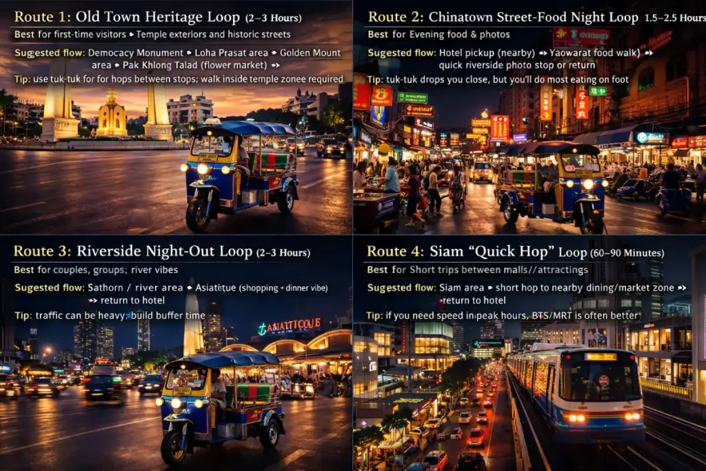 Mini Flow Rails Bangkok Tuk-Tuk Tour Guide 2026: Routes Prices & Safety Tips